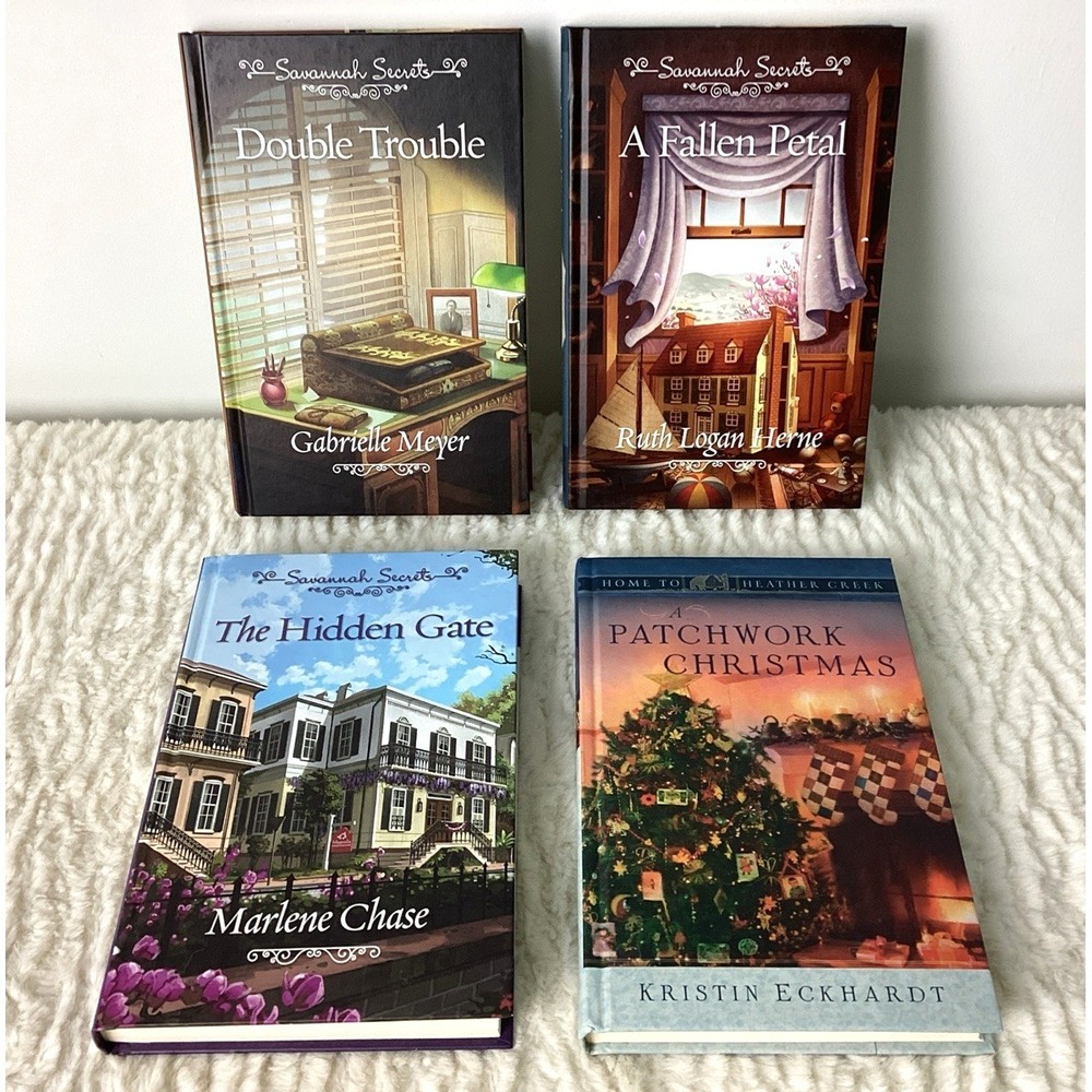 Guideposts Savannah Secrets Mysteries Books Hardcover Clean Cozy Lot of 4 VGC